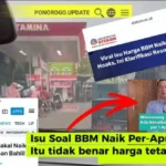 Kenaikan Harga BBM April
