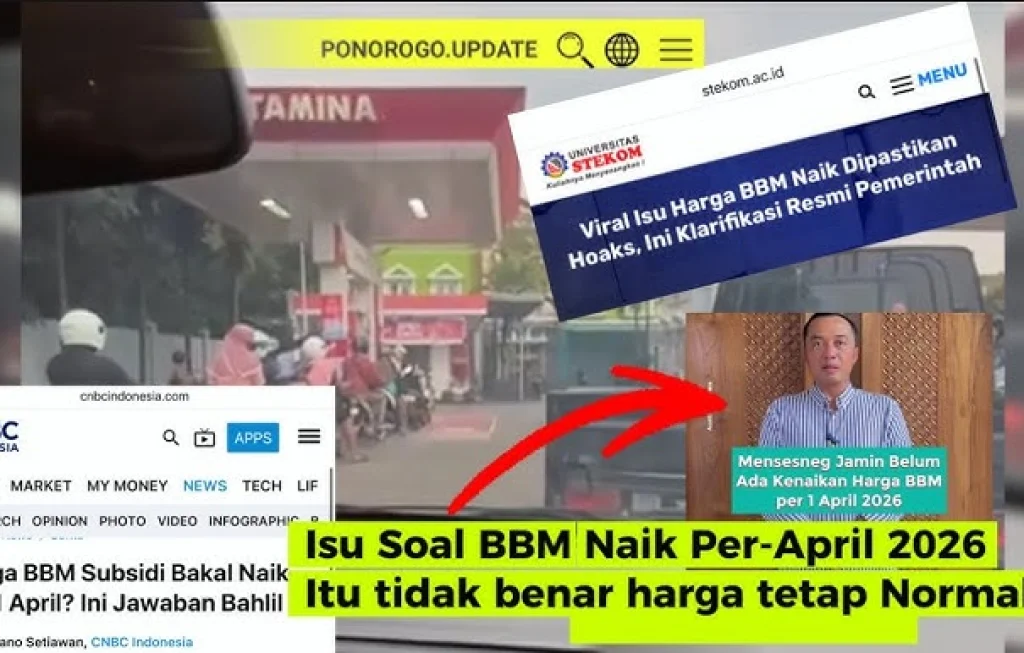 Kenaikan Harga BBM April