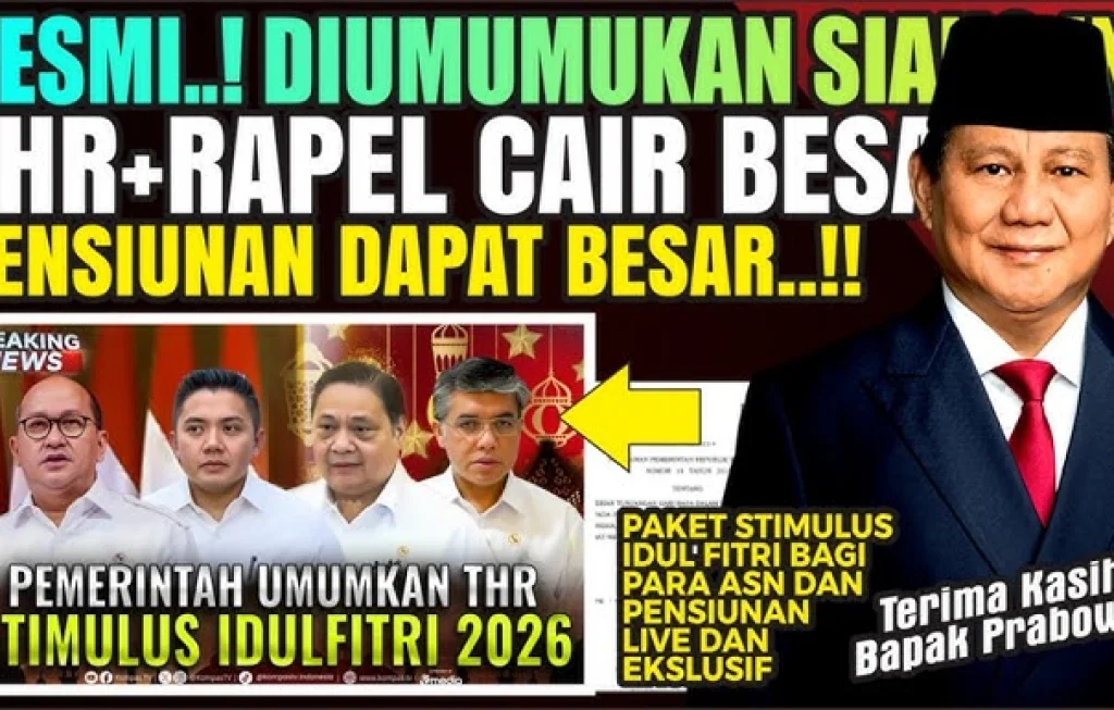 THR dan Rapel Pensiunan