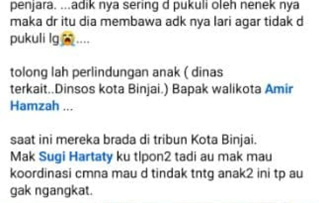 Bocah Terlantar Tribun Binjai