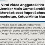 DPRD Merokok Saat Rapat