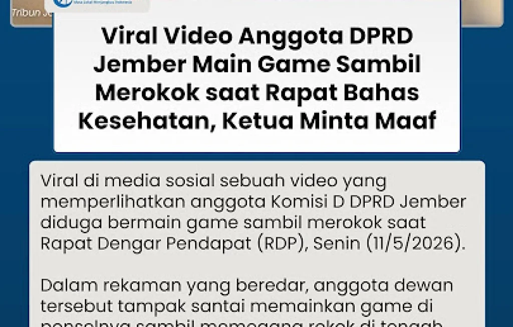 DPRD Merokok Saat Rapat
