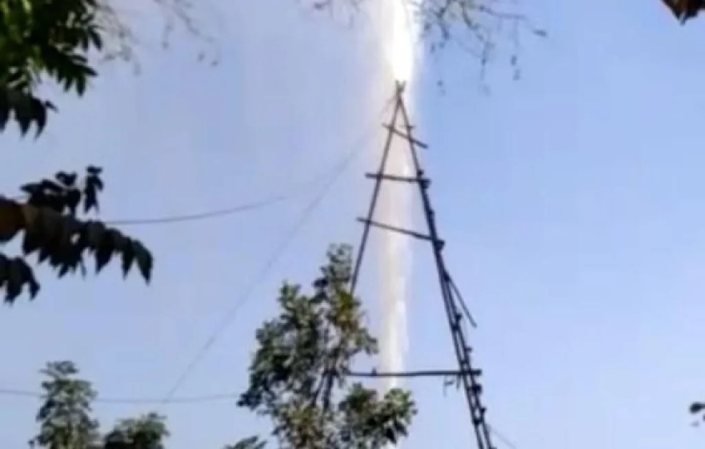 gas bumi nyembur Sragen