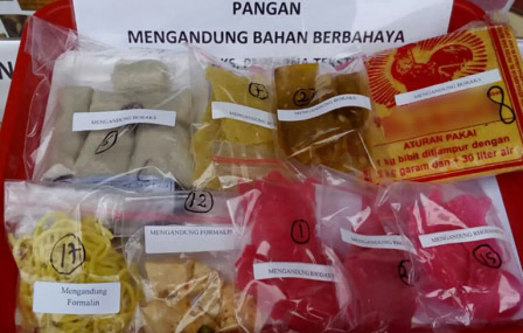 kandungan berbahaya makanan