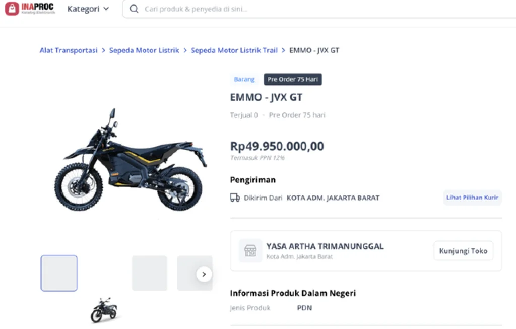 Motor Listrik Badan Gizi
