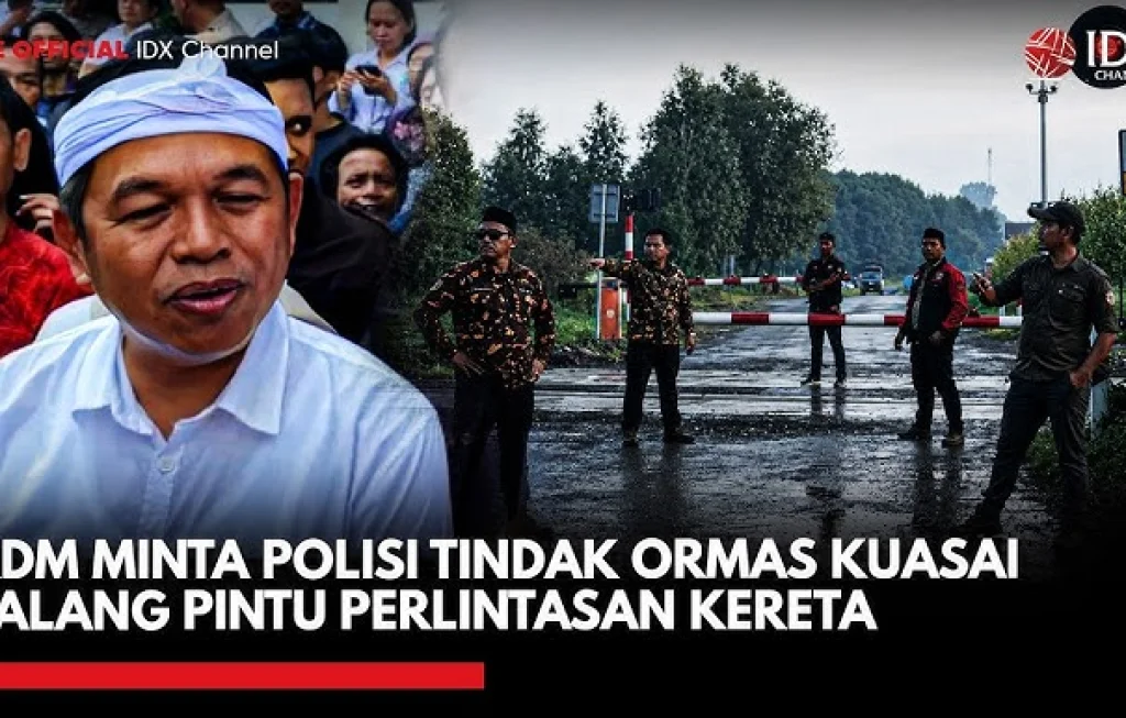 Ormas Kuasai Perlintasan