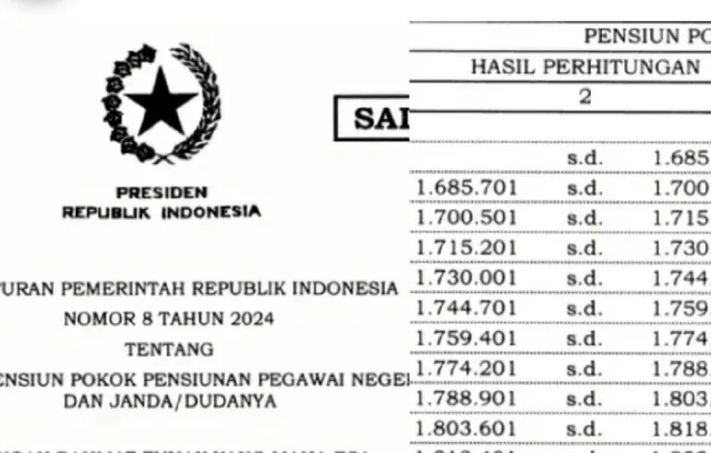 Rapel Gaji Pensiunan PNS