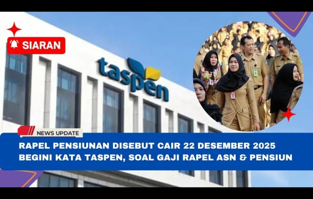 Rapel Pensiunan ASN Cair