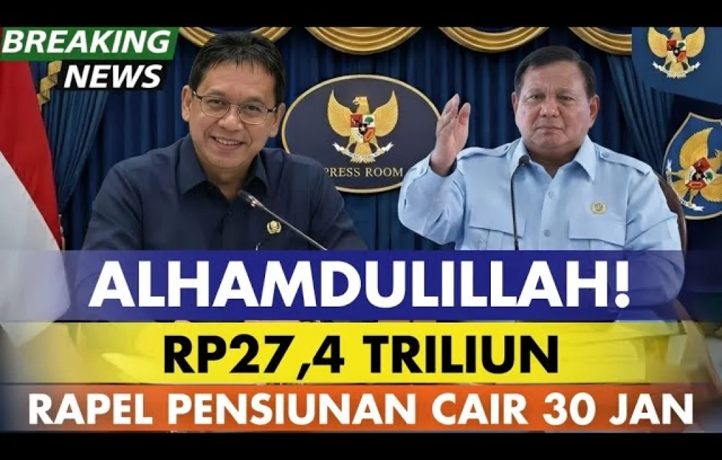 Rapel Pensiunan Rp27,4 Triliun