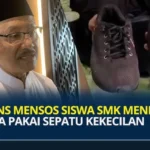 siswa meninggal sepatu kekecilan